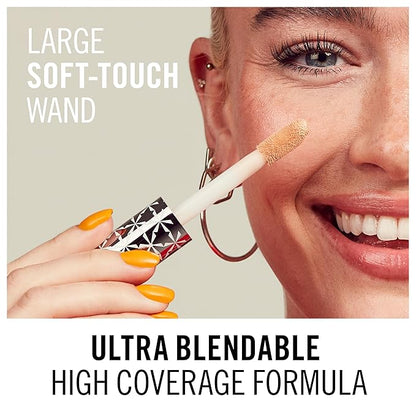Rimmel London, Multi-Tasker Concealer, 070 Honey, Crease-Proof, Transfer-Proof, Waterproof, Up To 24-Hour Wear, Vegan Formula, 0.33oz