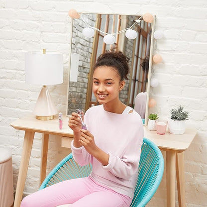 3C4G It's Lit! Light Up Lip Gloss Duo - Glitter Lip Gloss for Kids with Up Lid & Wand - 2 Pack Kids Lip Gloss Set - Strawberry Flavored Lip Gloss for Girls 8-10-12-14 by Make It Real