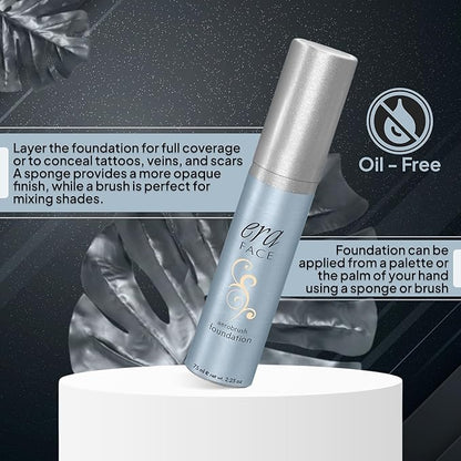 ERA Face spray makeup (Y3 Butterscotch, 2.25 oz) - airbrush foundation, everyday, buildable, professional spray on cosmetics by Era Beauty