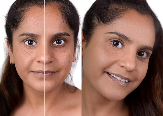 Loves-You-Back 3in1 Mineral Powder Foundation (BEIGE 4) | Designed for acne-prone, sensitive skin | Smooths skin and covers dark circles with Natural Coverage | Vegan + Cruelty Free