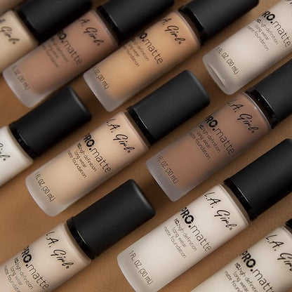L.A. Girl PRO.Matte Foundation, Warm Sienna GLM679