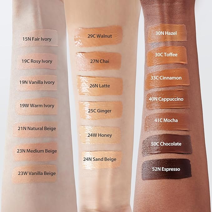 milktouch Cushion Foundation, 24H Flawless Skin, Radiant Shine, No Oxidation, Long-Lasting, Non-Creasing, 60% Hydrating Skincare Infused Korean Foundation, Valentines Gifts (24N Sand Beige)