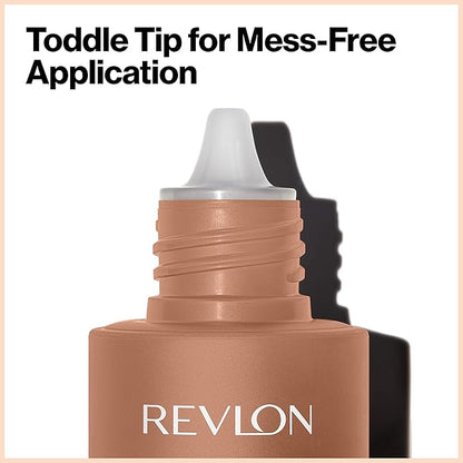 Revlon ColorStay Light Cover Liquid Foundation, Hydrating Longwear Weightless Makeup with SPF 35, Light-Medium Coverage for Blemish, Dark Spots & Uneven Skin Texture, 440 Caramel, 1 fl. oz.