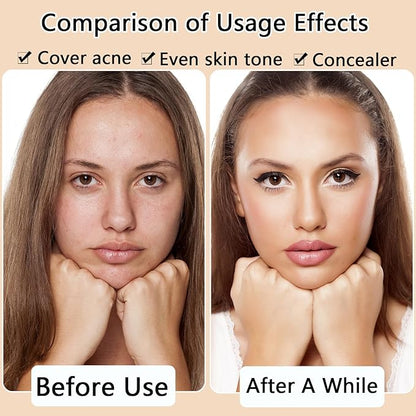 Airbrush Foundation Makeup Spray,Full Coverage Foundation for Waterproof Breathable,Natural Matte Finish,Concealer Moisturizing Foundation for Mature Skin for Smooth Radiant Finish Skin (Warm Honey)