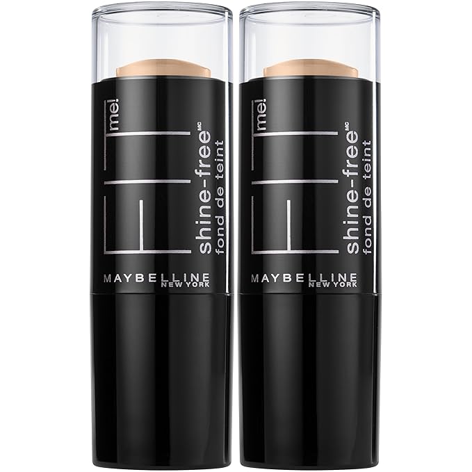 Maybelline New York Fit Me Shine-free + Balance Stick Foundation Makeup, Classic Ivory, 2 Count