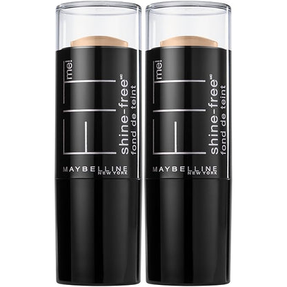 Maybelline New York Fit Me Shine-free + Balance Stick Foundation Makeup, Classic Ivory, 2 Count
