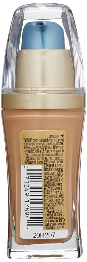 L’Oréal Paris Visible Lift Serum Absolute Foundation, Buff Beige, 1 Ounce (Pack of 3)