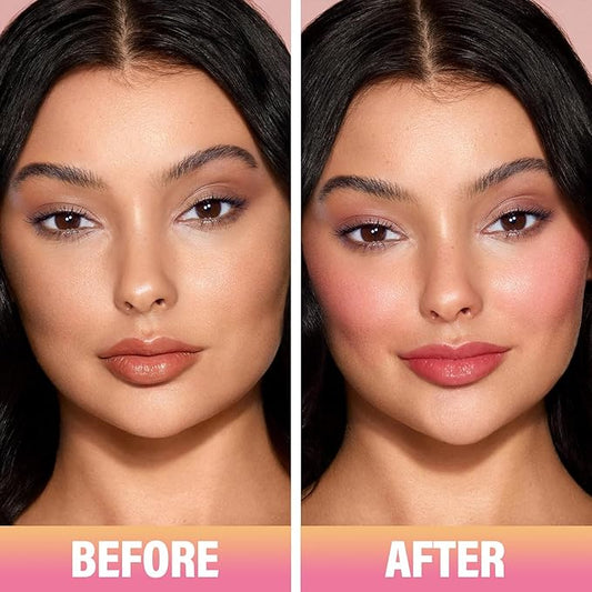 Sun Kissed Blush Face Bronzer Stick For Cheeks, Lips, Long-Lasting, Blendable, Vegan Makeup For All Skin Tones, 01 Morning, 0.21 Oz