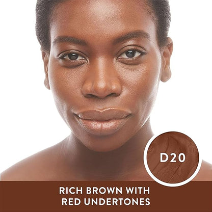 Mented Cosmetics Full-Time Eye Brightening Concealer, Under Eyes Make Up Corrector, Blemishes & Contour, Clock In + Stick Foundation Make Up, Concealer & Contour Stick for Black Women Makeup, D20