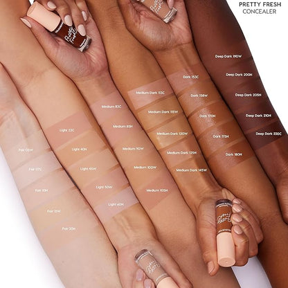 ColourPop Pretty Fresh Creamy Concealer - Full Coverage Concealer with a Natural Finish - Formulated with Hyaluronic Acid & Coconut Water for Instant Hydration - Fair 20N (0.3 oz)