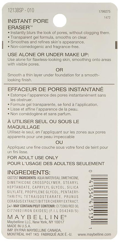 Maybelline New York Baby Skin Instant Pore Eraser Primer, 0.67 Fluid Ounce