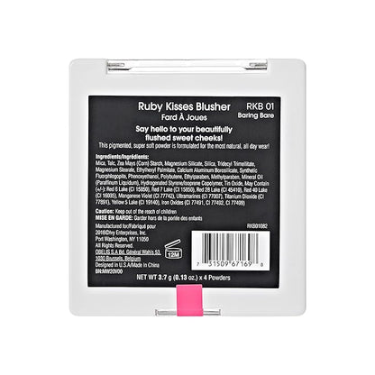 Ruby Kisses Bare Blusher Sweet Cheeks Palette (Baring Bare)