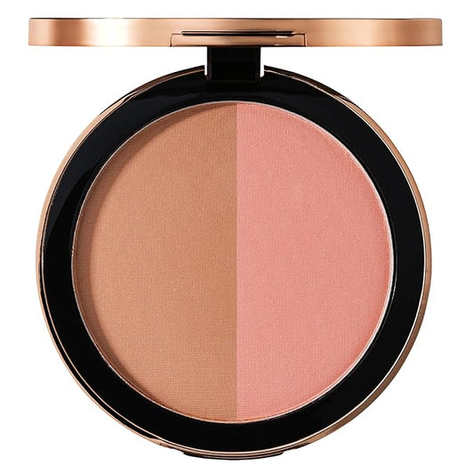 M. Asam Magic Finish Satin Blush Dark Honey & Nude Flush (0.14 Oz) – Make-Up Powder Blush For A Fresh & Radiant Look With Hyaluronic Acid & Ultra-Fine Color Pigments For Fuller Looking Cheeks