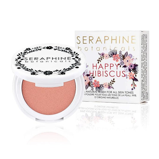 Seraphine Botanicals Happy Hibiscus - 99% Natural Blush For All Skin Tones