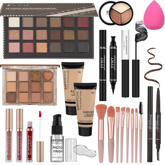 Makeup Kit for Teens Makeup Set for Women Teenagers Full Kit Make up Kit Eyeshadow Foundation Christmas Makeup Gift Kits for Teen Girls