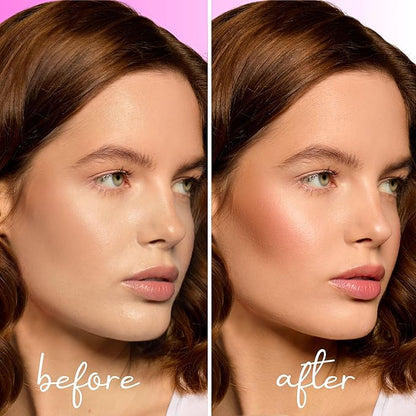 All-Over Face Contour Palette - 4-in-1 Blush, Highlighter & Contour Makeup Kit - Face Sculpting Makeup Palette with Powder Formula - Blendable, Buildable Texture - 02 Medium/Warm, 11.5g, 0.4oz