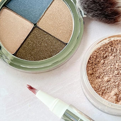 La Bella Donna Loose Mineral Foundation, Non-Chemical SPF50, Only 4 Ingredients, Reef-Safe, Non-Nano, Natural Mineral Makeup with Sun Protection | 10g | Caffe