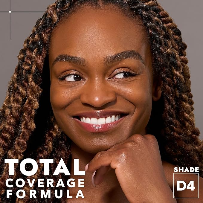 Cover FX Discoloration Kit: Total Coverage Cream Foundation - D4 + Skin Discovered Longwear Concealer, R2 - Full Coverage