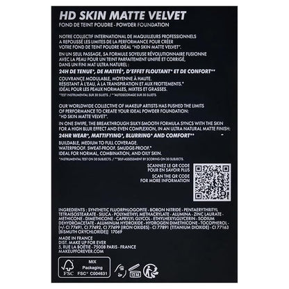 HD Skin Matte Powder Foundation - 2N34 by Make Up For Ever for Women - 0.38 oz Foundation