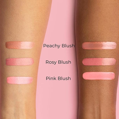 MCoBeauty Super Glow Bronzing and Blush Drops in Peach Pink, Sun-Kissed Healthy Glow for Hydrated Radiance, Pack of 2, Vegan, Cruelty Free Cosmetics