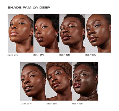 Morphe Lightform Liquid Foundation - Extended Hydration Foundation Makeup with a Lasting, Natural Radiant Finish - Long-Wearing Formula with Buildable, Medium Coverage - Deep 35W (1.01 fl oz)