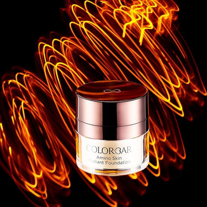 Amino Skin Radiant Foundation - Liquid Foundation Makeup - Medium to Full Buildable Coverage Hydrating Foundation - 004 Rose Mild - 0.5 oz