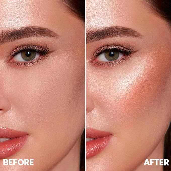 FOCALLURE Shimmer Liquid Highlighter, Smooth Cream Formula and Non-greasy Finish,Delivers a Natural Glow, Long Lasting Illuminator Highlighter Face Enhancing Makeup,Hawaii