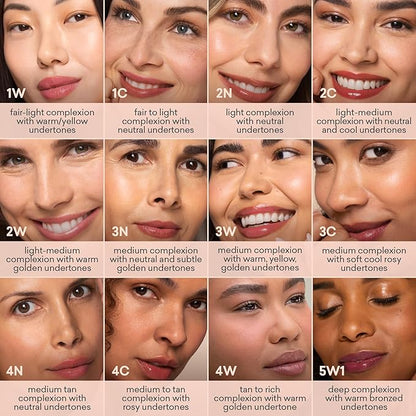 Toty by Sofia Vergara - Ilumina CC Creamy Compact SPF 50+ Mineral Broad Spectrum Sunscreen for Face - Tinted Blurring Balm SPF- Matte, Light Coverage - Water & Sweat Resistant - All Skin Types - 2C
