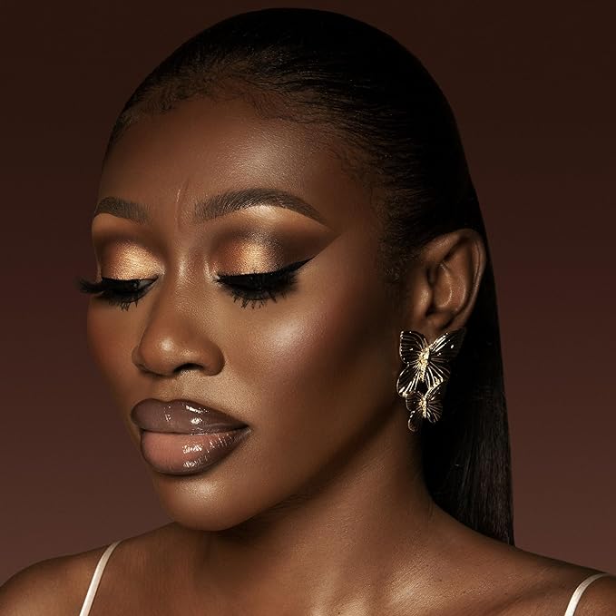 Juvia's Place Coffee Shop Lip Gloss - Kenyan Koffee - Hydrating Butter Lip Gloss for Women, Long-Lasting Shine, Moisturizing Glass-like Finish, Plumping Non-sticky Lip Gloss, Suitable for every vibe