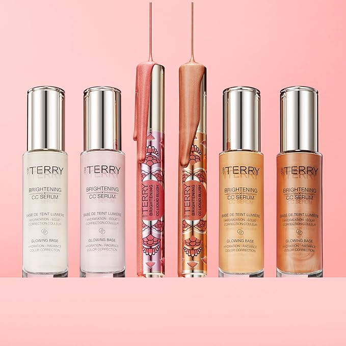 By Terry Brightening CC Liquid Blush, Hydrating & Radiant Formula, Long Lasting Color, Dewy Finish, Sunny Glow, 0.4 oz