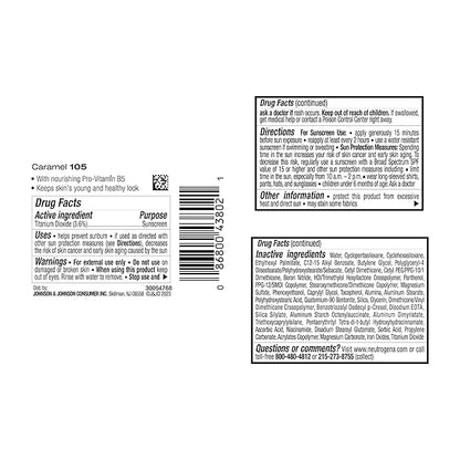 Neutrogena Healthy Skin Liquid Makeup Foundation, Broad Spectrum SPF 20 Sunscreen, Lightweight & Flawless Coverage Foundation with Antioxidant Vitamin E & Feverfew, 105 Caramel, 1 fl. oz