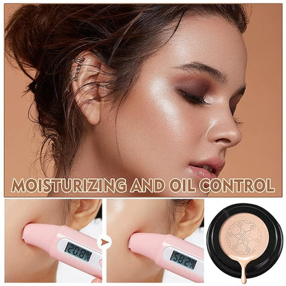 AWCCXMYM Mushroom Head Air Cushion CC Cream, Ivory, 24-Hour Moisturizing, Plant Ingredients, Skin Foundation Concealer