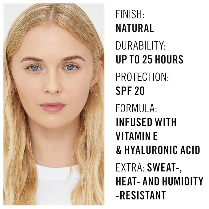 Rimmel London Lasting Finish 25 Hour Foundation - Vanilla, 30 ml (1 fl.oz)