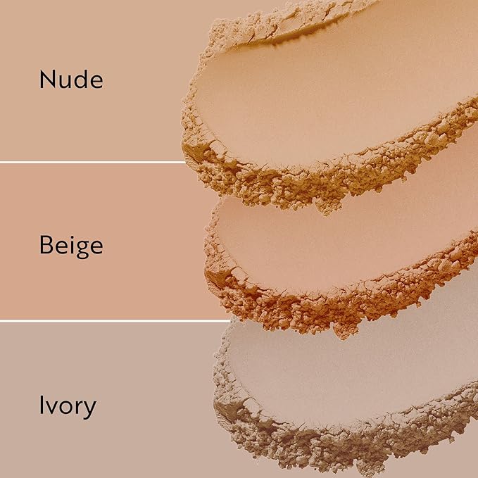 M. Asam MAGIC FINISH Satin Compact Powder Beige (8 g) - pressed powder for perfect hold, matting & perfecting, prolongs the hold of make-up, with hyaluronic acid & vitamin E, vegan