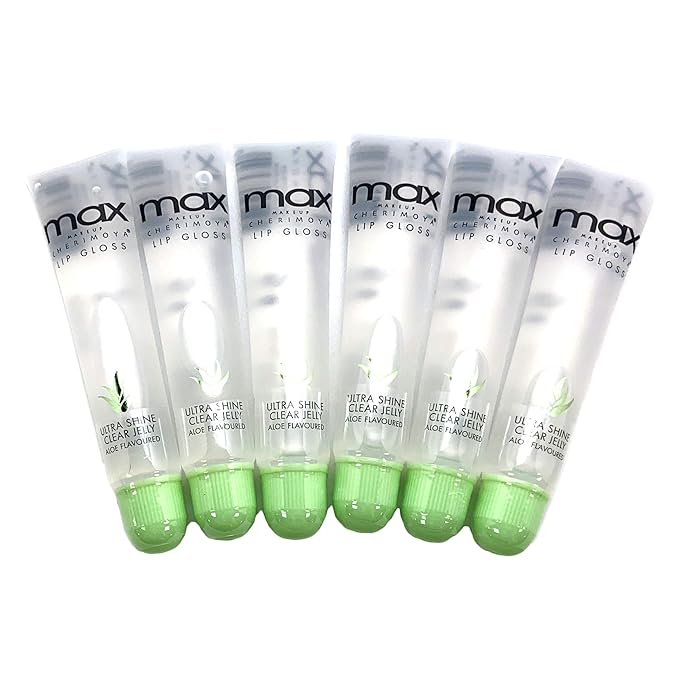 Cherimoya 6Pack MAX Makeup Lip Polish (Aloe Vera)
