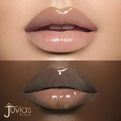 Juvia's Place Magic Lip Oil - Blue Berries - Smooth, Hydrating w/Vitamin E for Soft, Glossy, Juicy Lips - Infused with Fruit Extracts - Tinted, Shimmering, Lightweight & Non-sticky Lip Oil for Summer