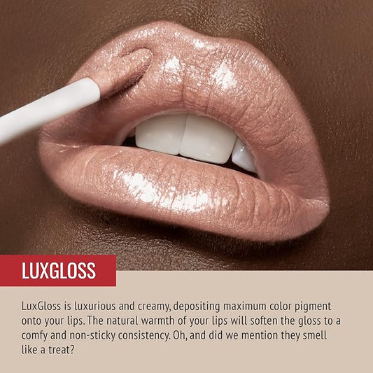 Runway Rogue LuxGloss Lip Gloss Trio, High-Pigment Shimmer Lip Gloss Set, (‘Photo Filter’, ‘Catwalk’, ‘Strike a Pose’)