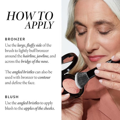 Baked Blush-n-Bronze, Earthy Bronze + Dual-Ended Blush + Bronzer Brush