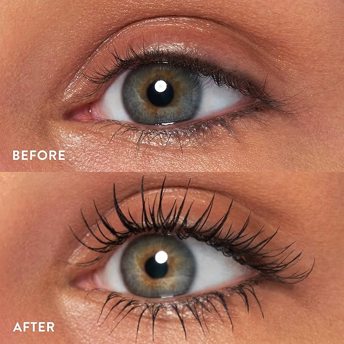 Finishing Touches Kit: Baked Balance-n-Brighten Powder Foundation, Porcelain + Airbrush Kabuki + Jelly Balm Tinted Lip Balm, Figger Than Life + Kajal Eyeliner, Dark Brown + Kajal Mascara