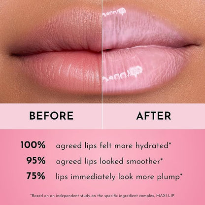 Forget The Filler Lip Plumping Line Smoothing Gloss - Strawberry Milkshake