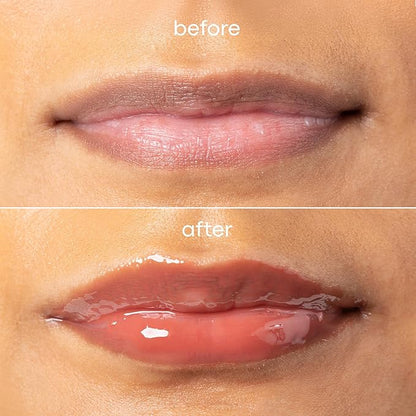 TONYMOLY x Squishmallows Carmelita's Chocolate Glaze Lip Balm Nourishing & Moisturizing Brown Gloss with Cocoa & Shea Butter for Soft, Hydrated Lips, 11ml