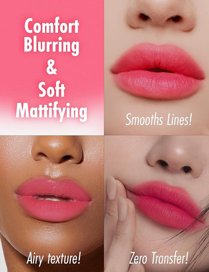 Peach C Blurry Filter 01 No Filter Peach Korean Lip Stain Marker | Matte Korean Lip Tint Long Lasting w/Soft Blur Finish| Comfortably Light & Long Lasting Lip Tint |Smooth Lip tint Stain 0.21 Fl Oz