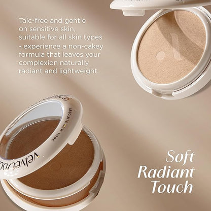 Absolute New York Velvet MFVF09 Dark Neutral Focus Powder Foundation | Talc-Free, 12H Long-Lasting, Lightweight