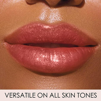 LONDONTOWN Dainty, Sun Kissed Coral, Plush Shine Lip Gloss Tube, Deep Hydrating High Shine Sheer Tint Non-Sticky Conditioning Balm