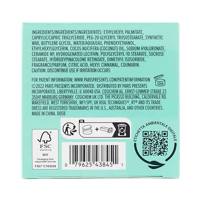 Real Techniques Real Clean Collection Bundle, XL Makeup Removing Wipes, Face Erase Makeup Removing Balm, In-The-Clear Eye Makeup Remover, Reusable Makeup-Removing Pads, Gently Removes Makeup, 4 Items