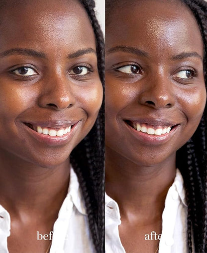 Ere Perez - Natural Oat Milk Liquid Foundation | Breathable, Buildable, Med-Full Coverage, Dewy | Peach Extract, Vit. E | Vegan, Cruelty-Free, Clean Beauty (Espresso | deep neutral, 1 fl oz | 30 ml)