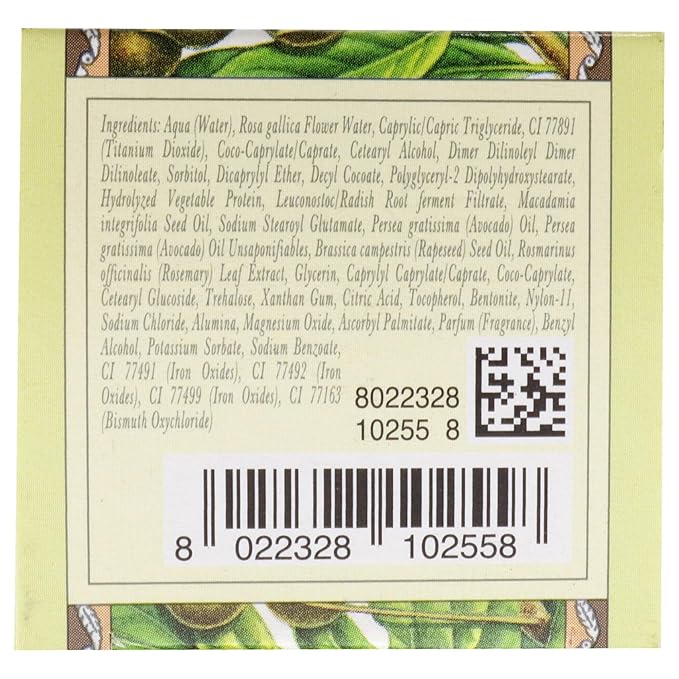 L'Erbolario Tinted Face Cream - Moisturizer Face Cream - Innovative Makeup Lotion - Protects Your Skin From Wrinkles and Dryness - Tinted Cream with Macadamia and Avocado - Hazelnut Hue - 1.6 oz