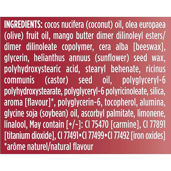 Burts Bees Gloss and Glow Glossy Balm, 100% Natural Origin, Eat, Drink and Be Cherry, 1 Tube (Pack of 2)