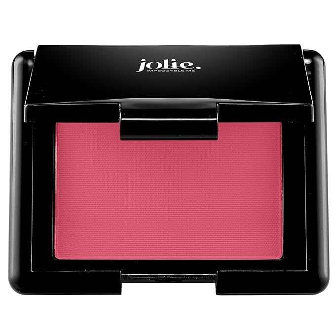 Jolie Blush Perfect Pressed Cheek Color, Highly Pigmented Long-Lasting Intense Color, Picture Perfect Finish, (Cherry Bomb)