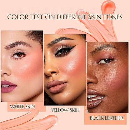 Blush Beauty Wand,Liquid Blush Wand For Radiant,Long-Lasting,Waterproof,Highly Pigmented,Vegan & Cruelty-Free (05#PINK POP, 12ml)